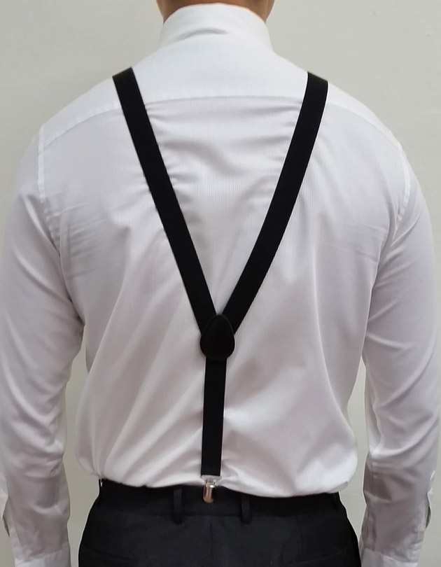 Suspenders in Black